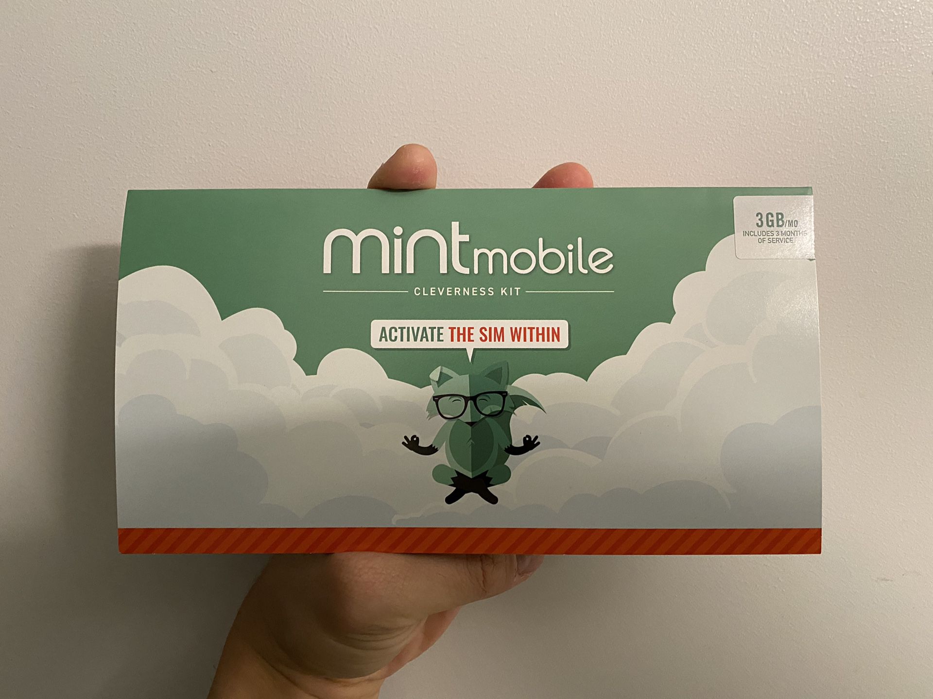 Mint Mobile 3-Month 3GB Plan Prepaid Sim Card Kit