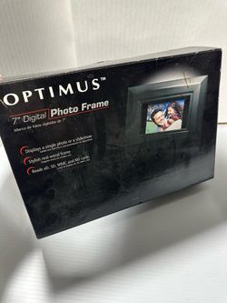 optimus 7” digital photo frame