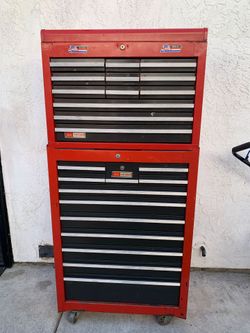 Craftsman 26 Inch 12 Drawer Tool Chest with 12 Drawer Rolling Tool Cabinet 🧰