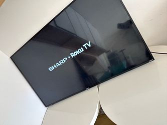 55 inch sharp tv $200 used in great condition smart tv no legs I used it on the wall
