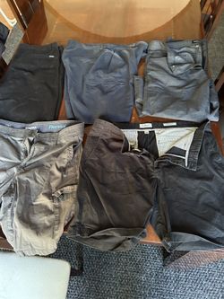 Panama, Jack, Goodfellow, and Kenneth Cole lot of five pairs of men’s shorts 36 to 38 waist
