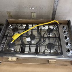 5 Burner Natural Gas Drop In Cooktop