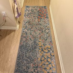 Loloi Rifle Paper Co Atelier Slate Non Slip Runner 89” x 30”