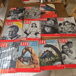 Vintage  life magazines