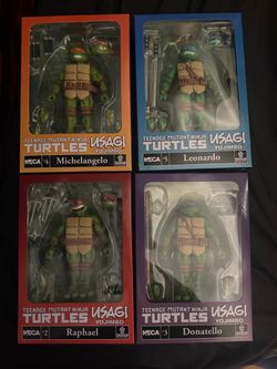NECA TMNT Usagi Yojimbo Action Figure Set of 4