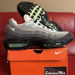 NIKE AIR MAX 95 OG SZ12 FRESH MINT rare Jordan 4 3 Cement A Ma Maniere Bred 11 Nocta Cactus Jack Retro 97 12 Lost And Found Off White 2 1 FOAMPOSITE 