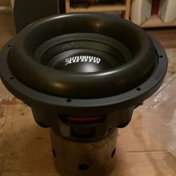 Sundown Nightshade V5 12” D1Ohm and Custom D4S Russian Birch Enclosure and Sundown Salt 6 