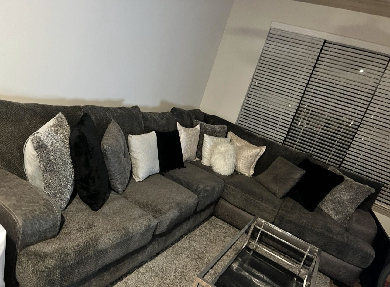 Large Gray Sectional
