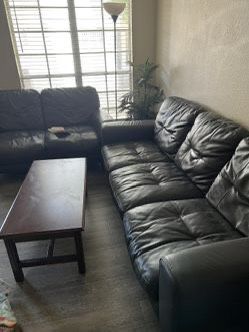 Faux leather Sofa