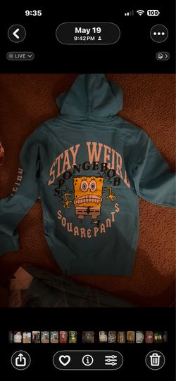 SpongeBob SquarePants Stay Weird Hoodie
