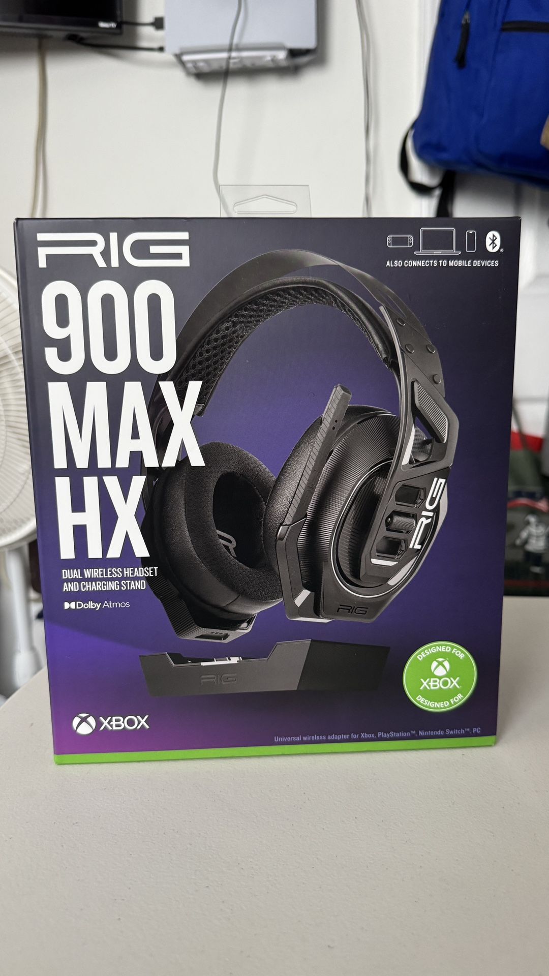 RIG 900 MAX HX Dual Wireless Gaming Headset for Xbox Series X/S PC PlayStation 4/5 and Switch