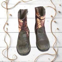 Deer Stags Tour Zip Water Resistant Thinsulate Boots Youth Boys/Men Size 6