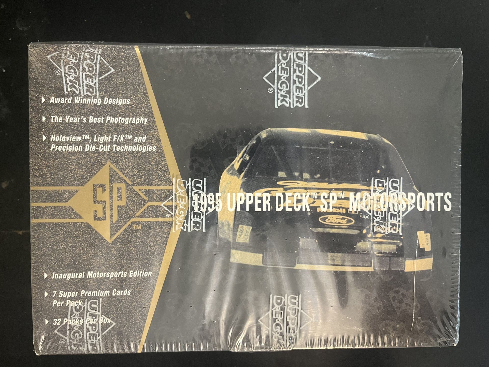 1995 Upper Deck SP Motorsports Inaugural Edition NASCAR Cards 32-pack Box