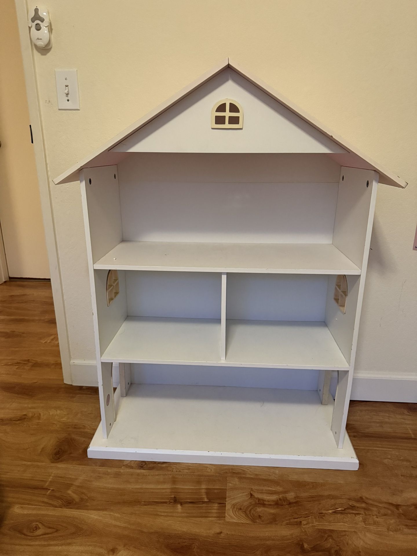Large Wooden Barbie-Size Dollhouse 