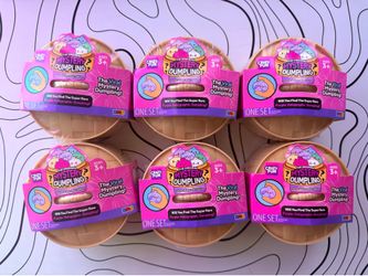 (1) SEALED Crazy Fun Purple Holographic Squishy Bun Set