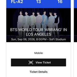 BTS ARIRANG LOS ANGELES SUN-9/6
