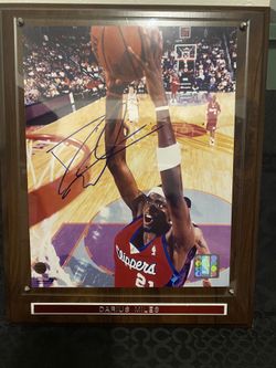 Darius Miles Los Angeles Clippers Autograph Plaque