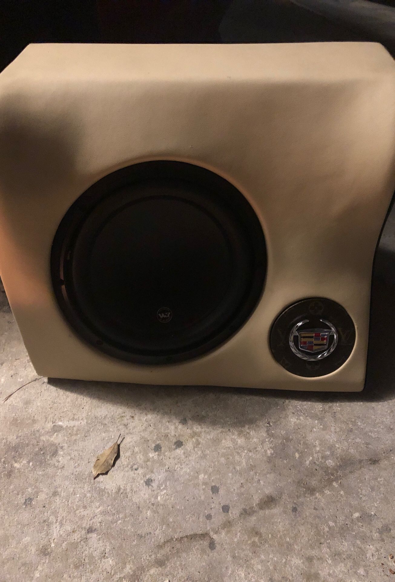 JL Audio W3 10” subwoofer.