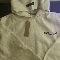 Essentials hoodie light grey