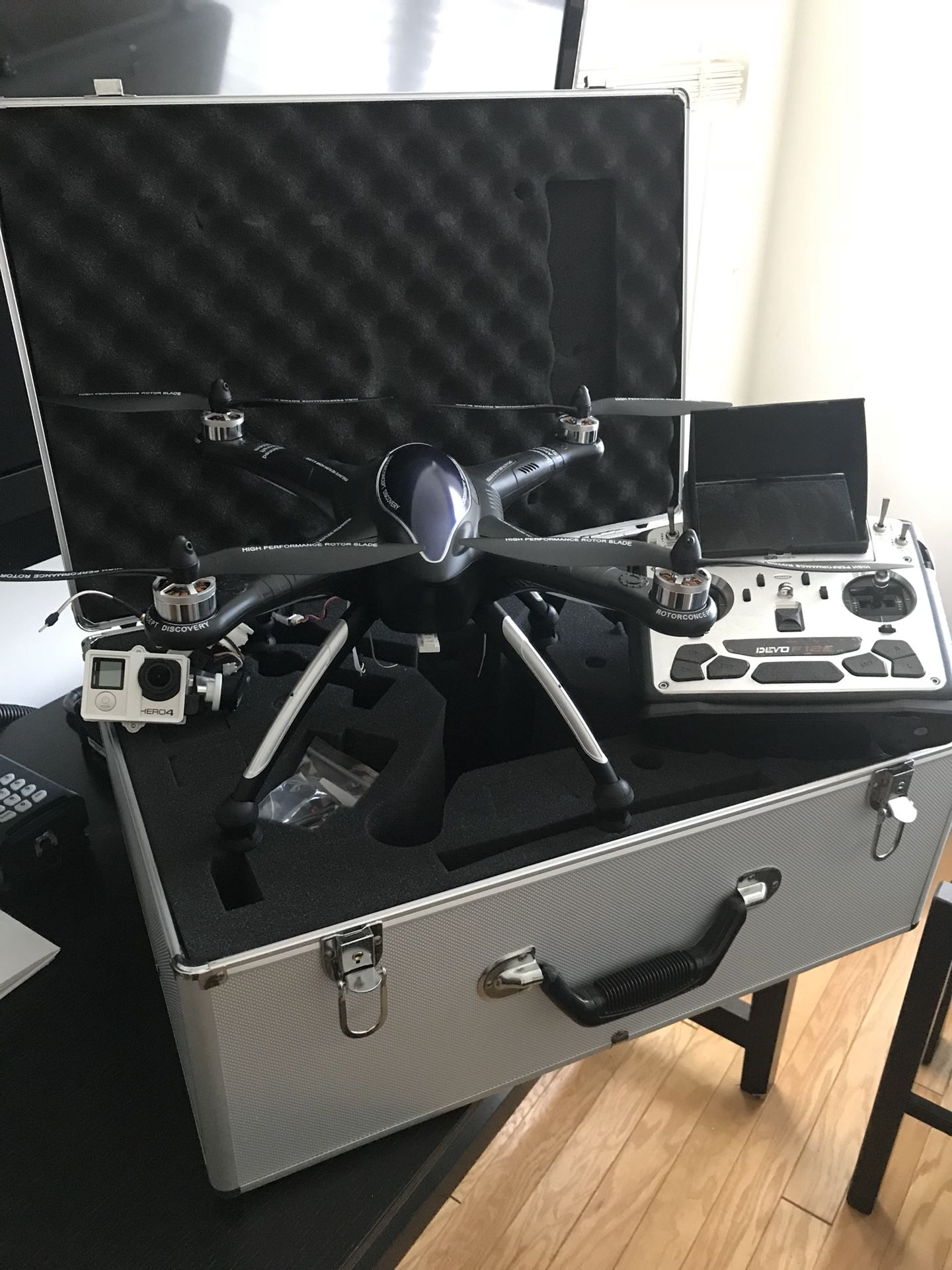 New Drone with GoPro cam and display control