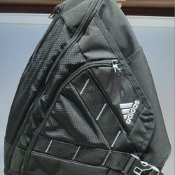 Adidas Original LOAD SPRING National LARGE Black Sling Backpack Crossbody BRAND NEW $25