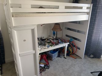 White Bunk Bed
