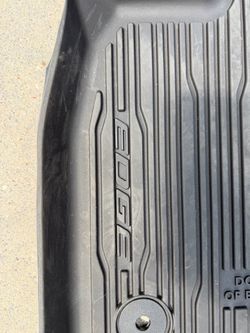All-Weather Ford Edge Floor Mats with Edge Logo