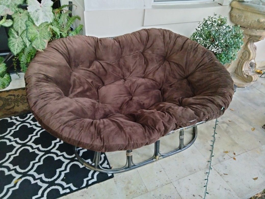 Pier Import Papasan Loveseat 