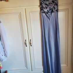 Blue Prom Dress Size 7
