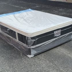 NEW Mattress Queen Size Regular With Box Spring // Offer  🚚