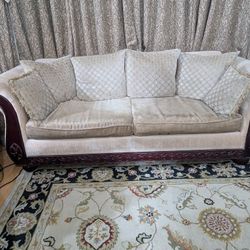 Microfiber Couch (Sofa/Loveseat) In Very Good Condition