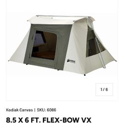 Kodiak Canvas 8.5x6 Flex-Bow VX Tent – NEW – $449 Retail