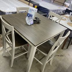 New Dinner Table Set With 4 Chairs 