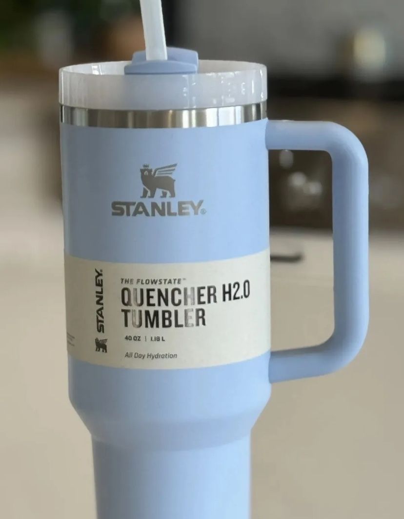 Heather Light Blue Clean Slate Stanley Cup Exclusive Tumbler 40oz