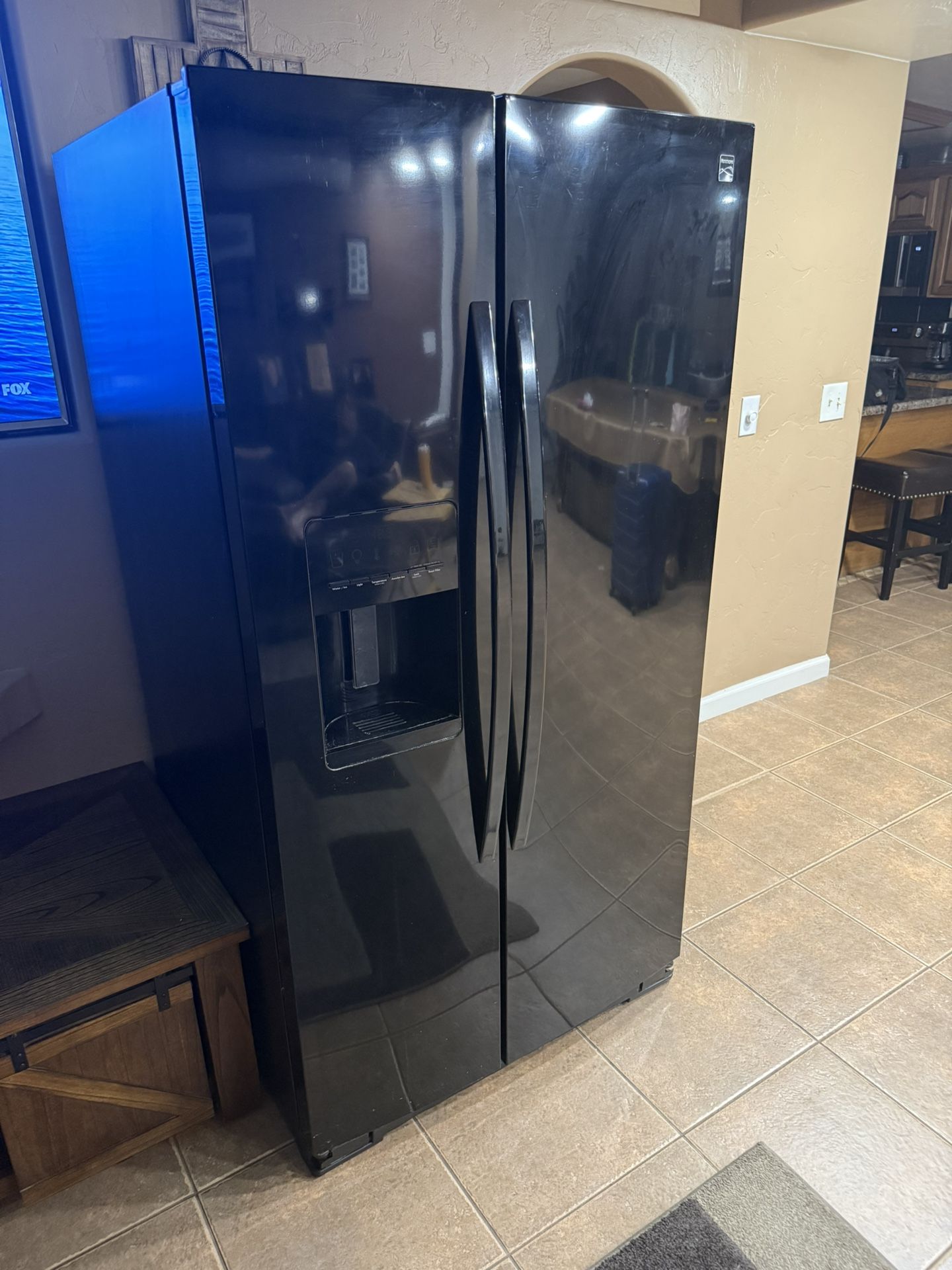 Refrigerator And Electric Stove