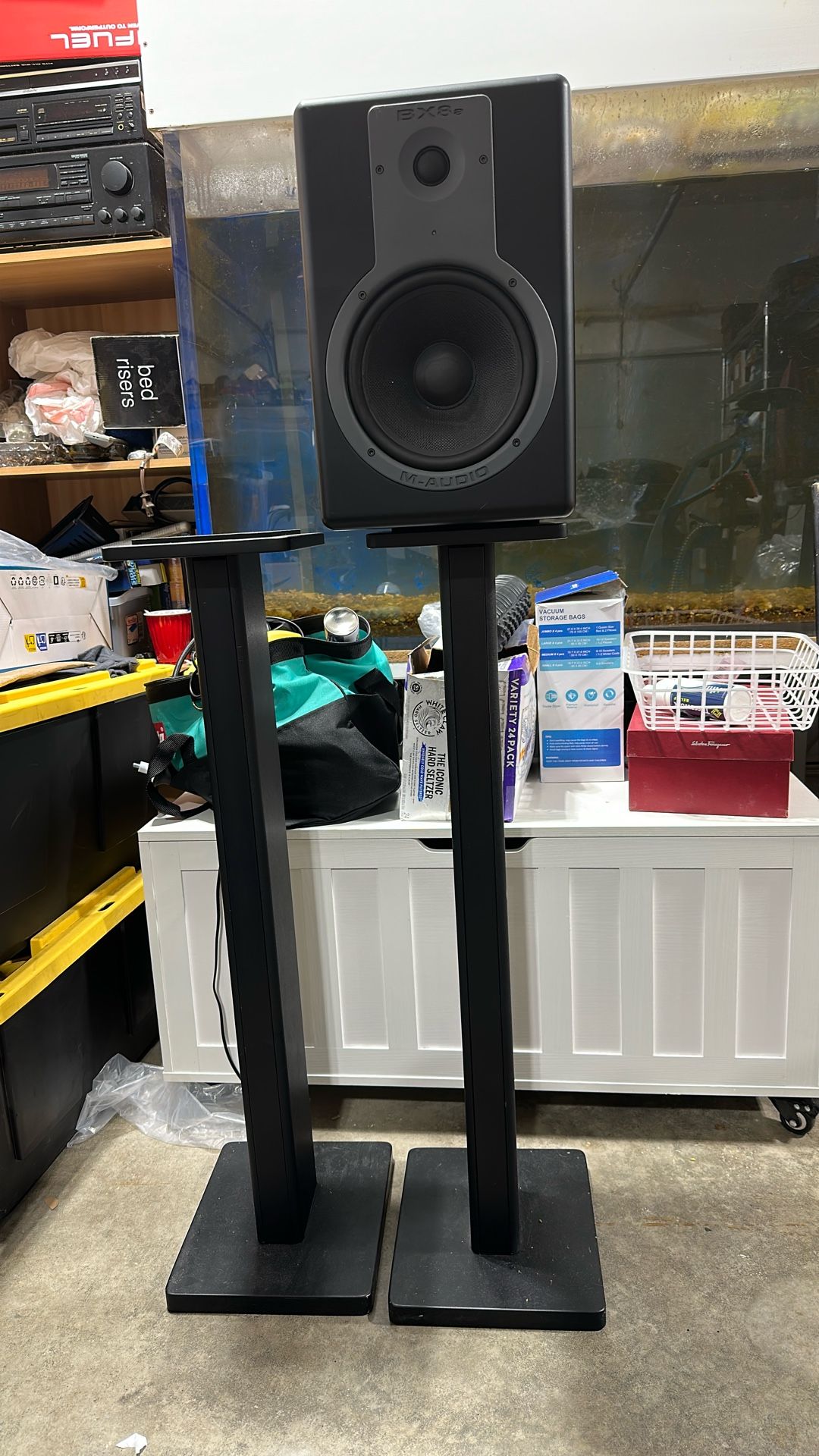 M-AUDIO® STUDIOPHILE BX8a Deluxe Powered Studio Speakers With Stands