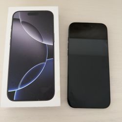 iPhone 16 Pro Max - Black Titanium 256gb