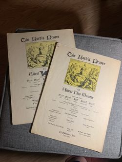 Vintage Sheet Music: The Lord’s Prayer