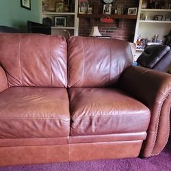 Free Leather Loveseat
