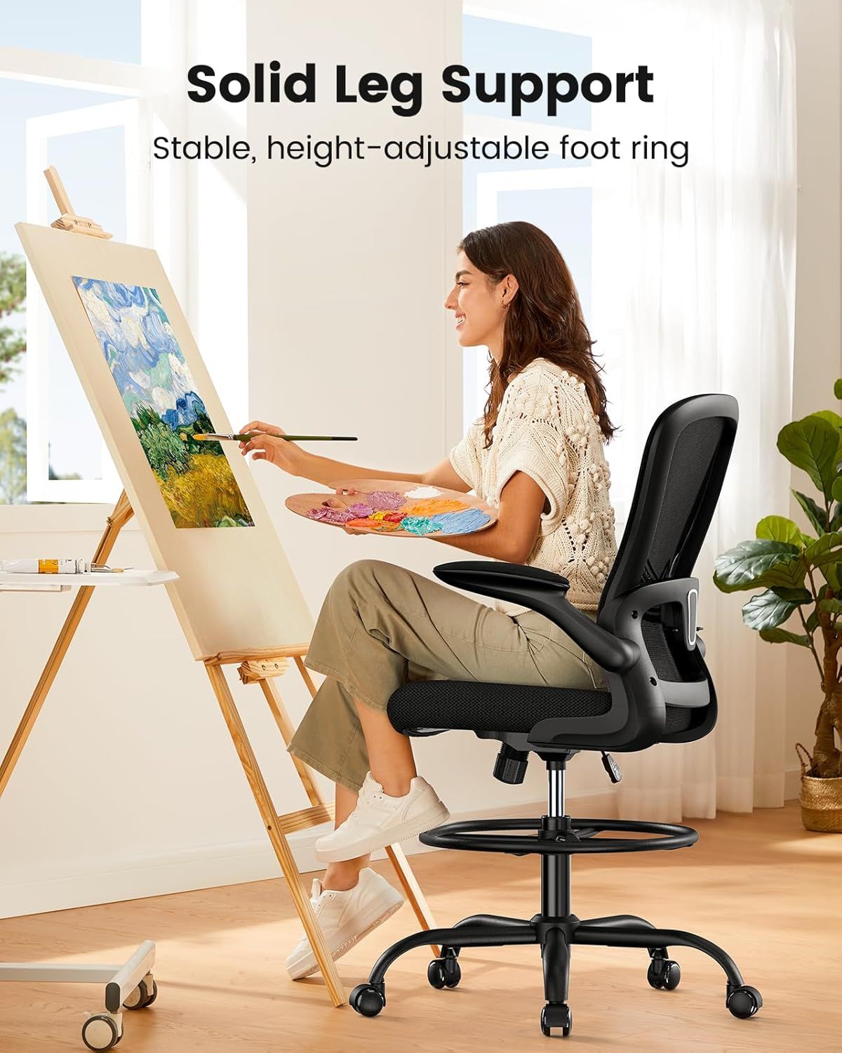 ErGear Drafting Standing High Chair