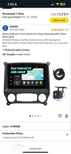 Eonon Android 14 Car Stereo for Chevy/GMC