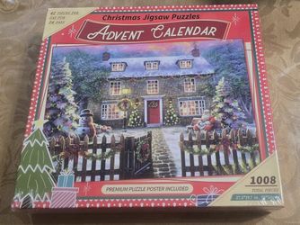 24 Day Christmas Calendar 1008 Piece Jigsaw Puzzle
