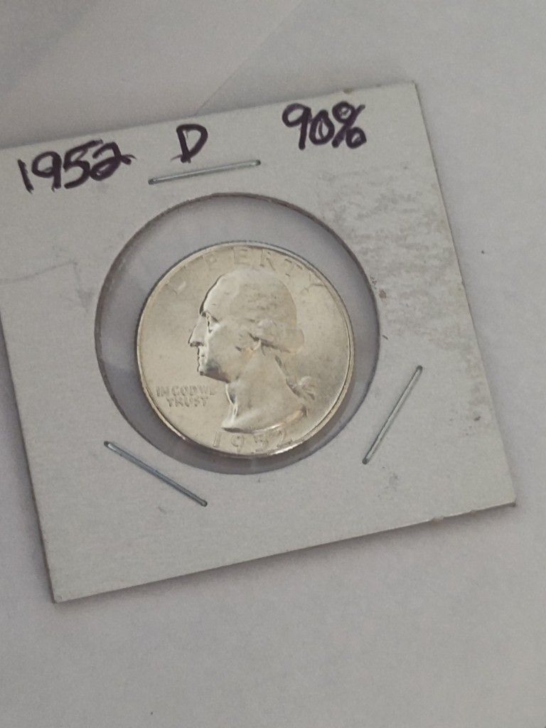 1952 D Washington Quarter Gem Proof