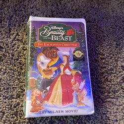 Beauty And The Beast The Enchanted Christmas VHS Tape