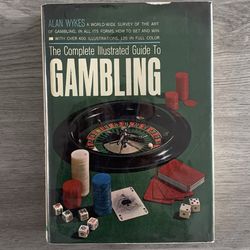 The Complete Illustrated Guide to Gambling by Alan Wykes Vintage Hardcover Book 1964 ~