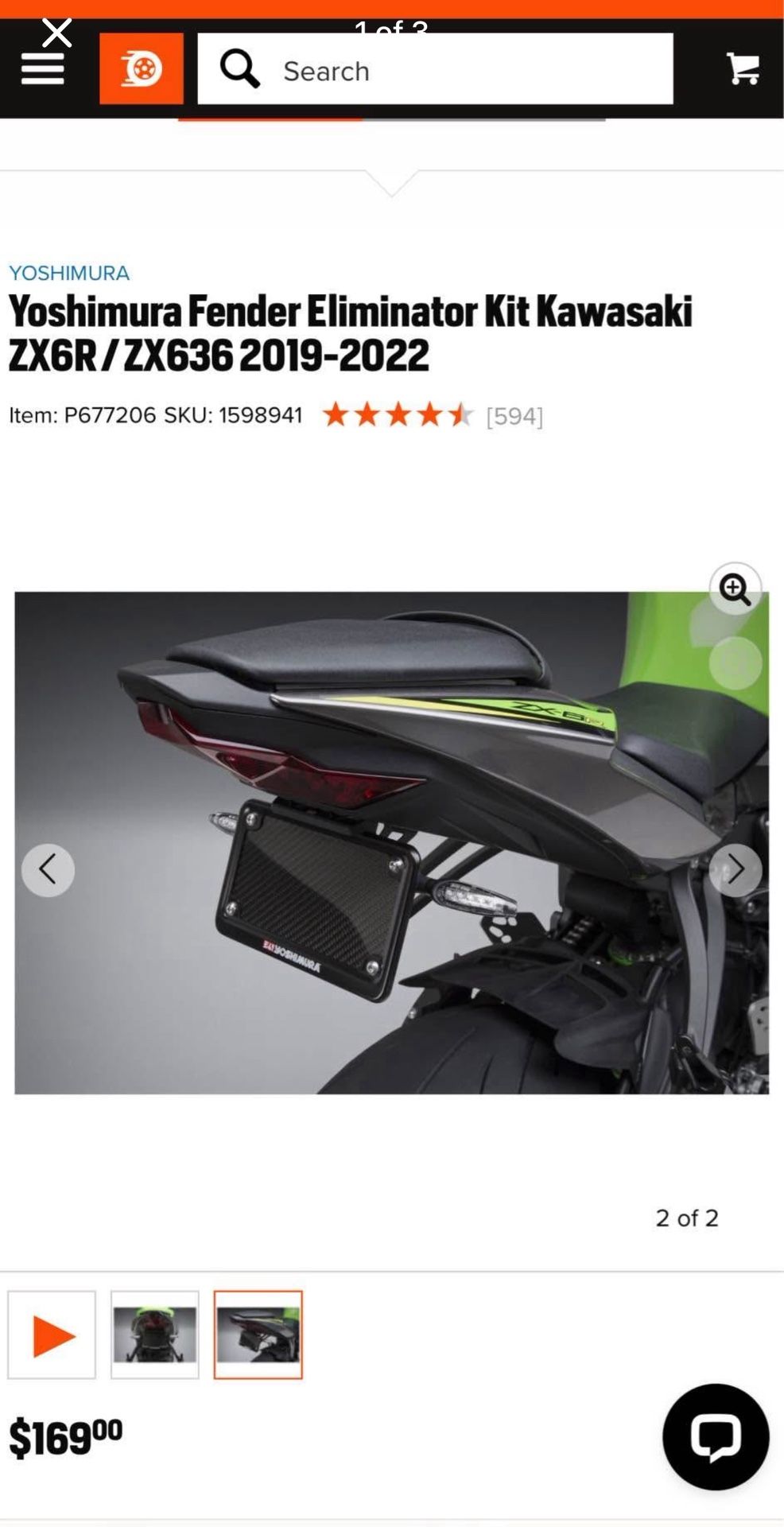 Yoshimura Fender Eliminator Kit Kawasaki Ninja 636