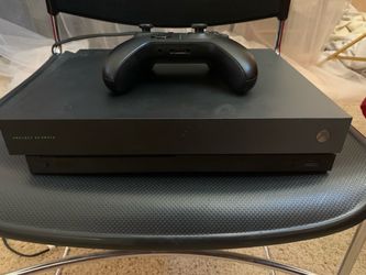 Xbox One X Project Scorpio Edition with Controller