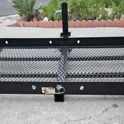 Folding Hitch Cargo Carrier / Bike & wheelchair carrier