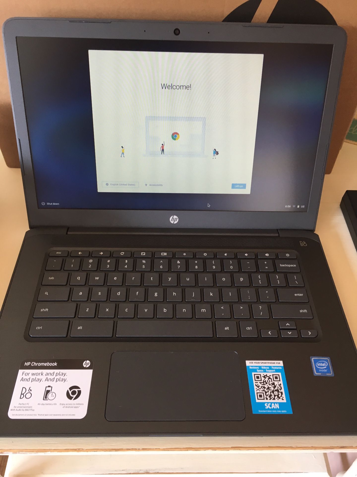 HP Chromebook 14”