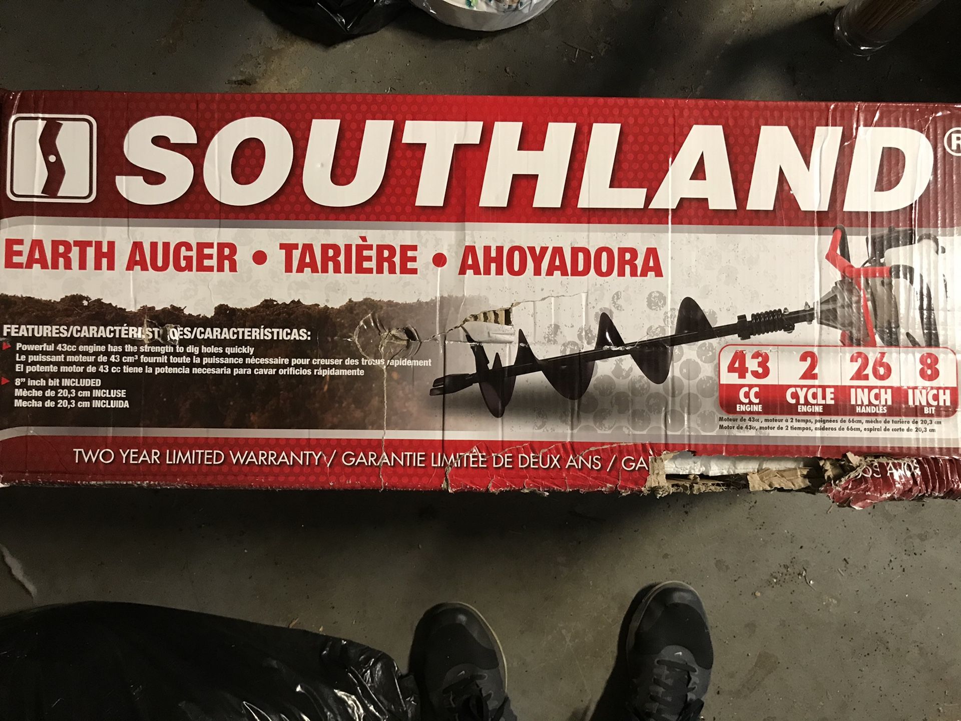 Southland 43cc Earth Auger (hole digger)